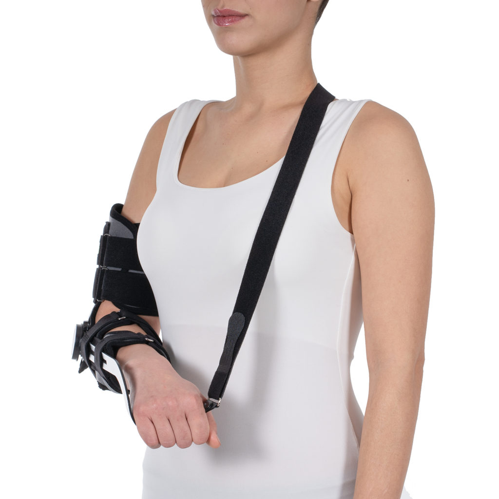 Adjustable Elbow Contracture Splint With Hand Support | Wingmed ...