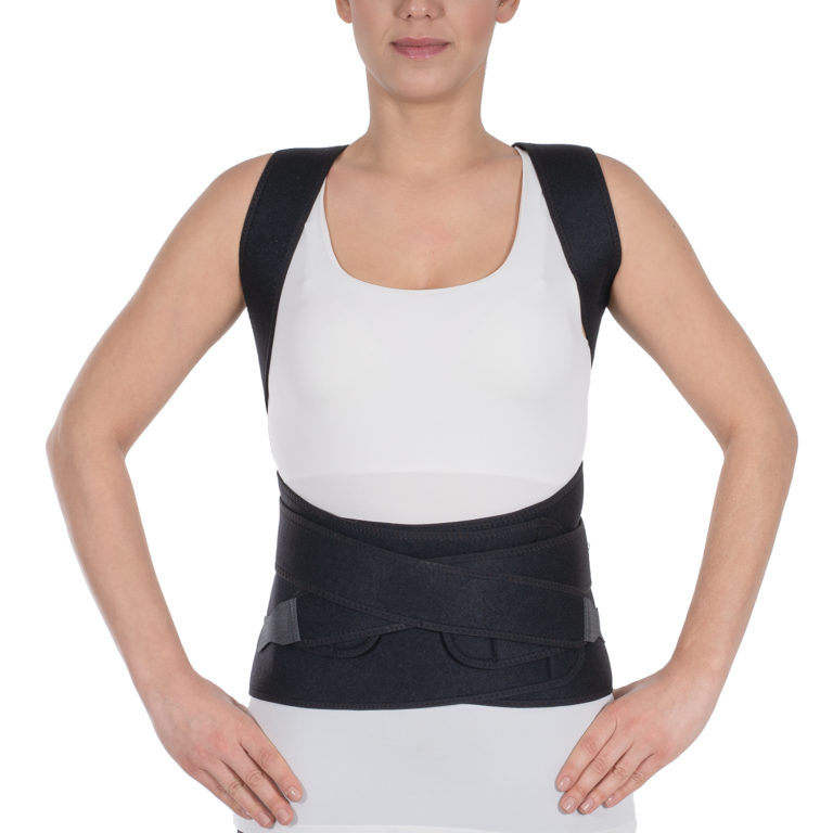 Neoprene Dorsolumbar Corset With Stap Wingmed Orthopedic Equipments