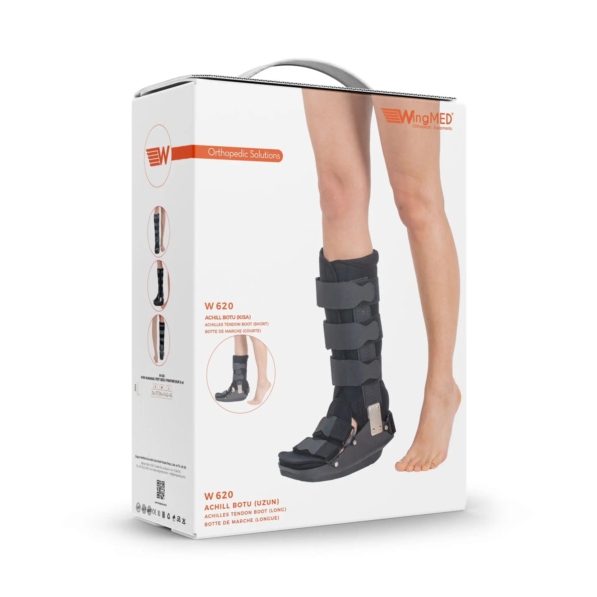 Achilles Tendon Boot (Long) | Wingmed Orthopedic Equipments